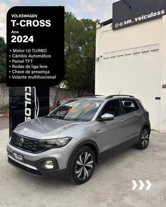 VOLKSWAGEN T-CROSS 1.0 200 TSI TOTAL FLEX COMFORTLINE AUTOMÁTICO VOLKSWAGEN T-CROSS 1.0 200 TSI TOTAL FLEX COMFORTLINE AUTOMÁTICO